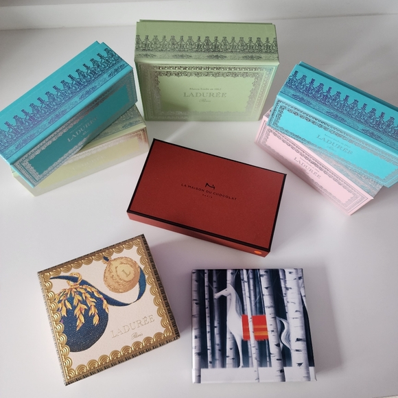 8 Boxes Laduree / Maison Du Chocolat / Hermès - Picture 2 of 14
